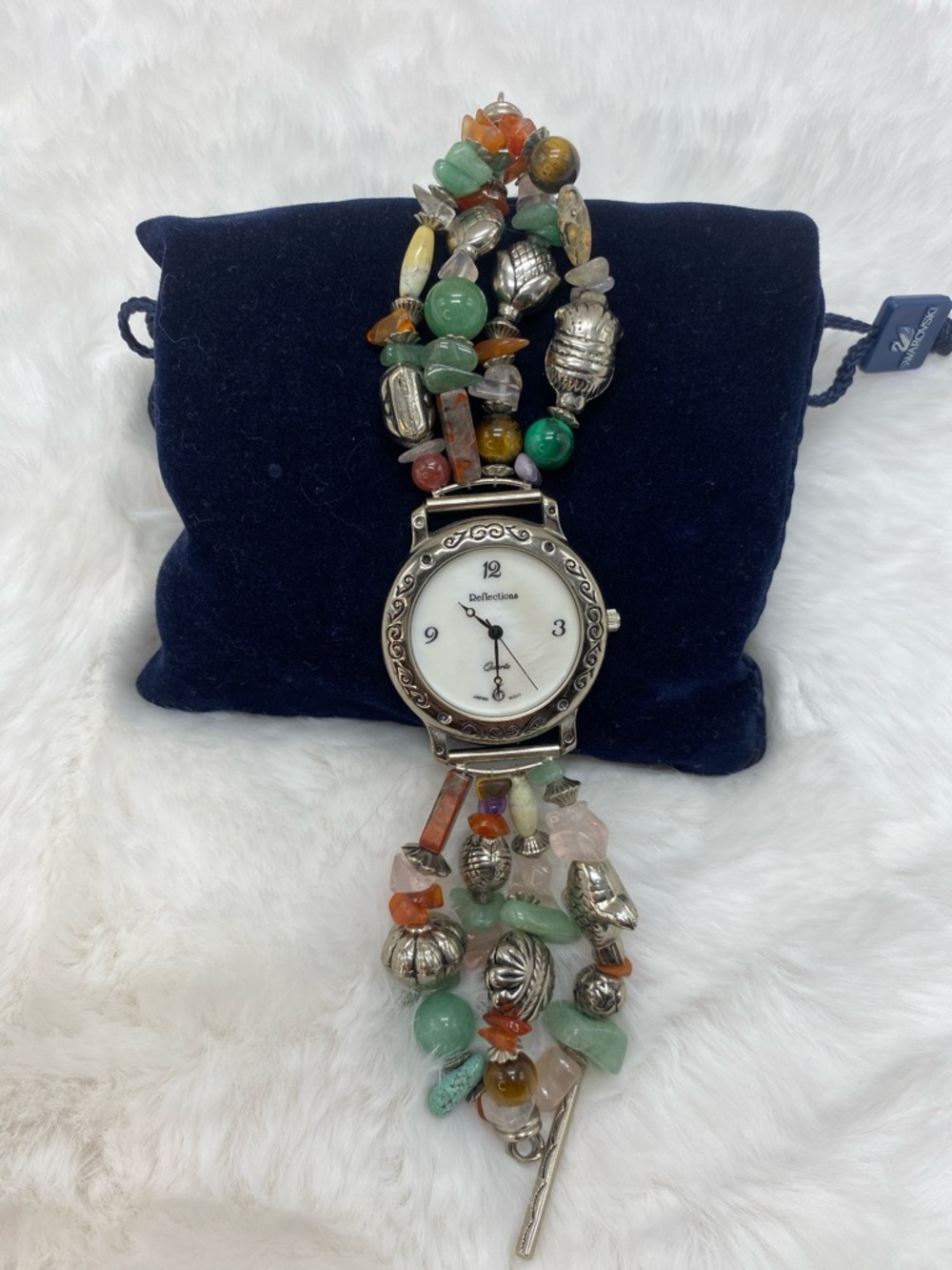 Reflections Watch and Stone Bracelet